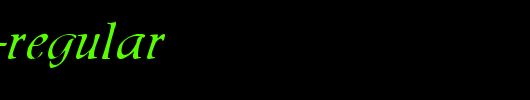Paulper-Regular_英文字体