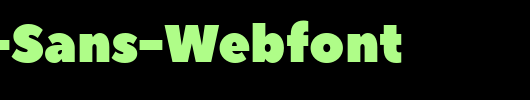 Peace-Sans-Webfont_英文字体