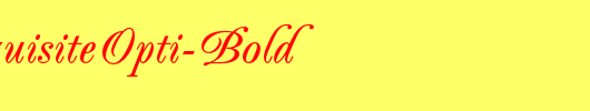 PeachExquisiteOpti-Bold_英文字体