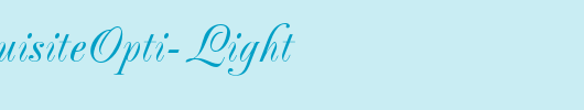 PeachExquisiteOpti-Light_英文字体