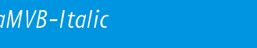 PedestriaMVB-Italic_英文字体