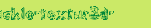 PeeKnuckle-Textur3d-.ttf