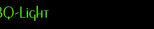 PeignotBQ-Light_英文字体