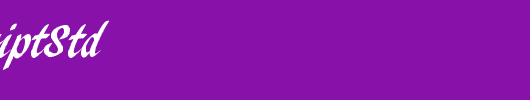 PendryScriptStd_英文字体