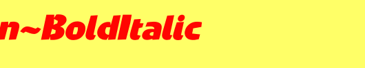 Penguin-BoldItalic_英文字体