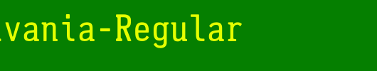 Pennsylvania-Regular_英文字体