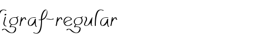 PensleCaligraf-Regular_英文字体