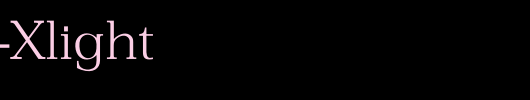 Pentho-Xlight_英文字体