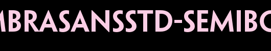 PenumbraSansStd-Semibold_英文字体