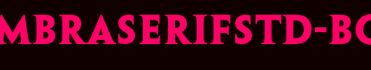 PenumbraSerifStd-Bold_英文字体