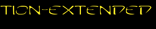 Perdition-Extended_英文字体