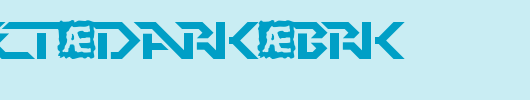 Perfect-Dark-BRK_英文字体