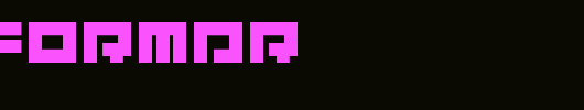 Performar_英文字体