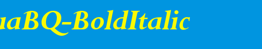 PerpetuaBQ-BoldItalic_英文字体