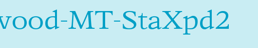 Perrywood-MT-StaXpd2_英文字体