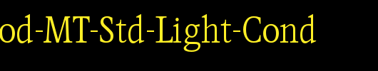 Perrywood-MT-Std-Light-Cond_英文字体