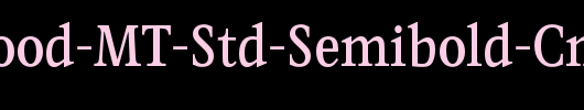 Perrywood-MT-Std-Semibold-Cn_英文字体