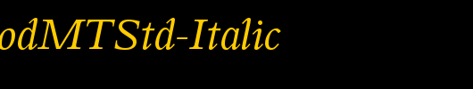 PerrywoodMTStd-Italic_英文字体