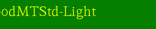 PerrywoodMTStd-Light_英文字体