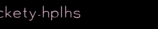 Persnickety-HPLHS.ttf