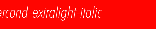 PeterBeckerCond-ExtraLight-Italic.ttf