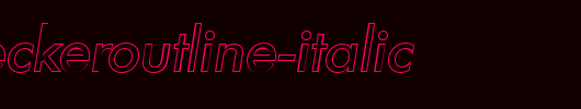 PeterBeckerOutline-Italic.ttf