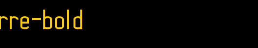 PeterPierre-Bold_英文字体