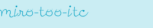 Peters-Miro-Too-ITC.ttf