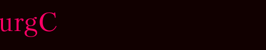 PetersburgC_英文字体