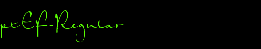 PetrasScriptEF-Regular_英文字体