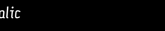 Petrol-Italic_英文字体