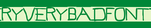 Pf_veryverybadfont7-Inverted_英文字体
