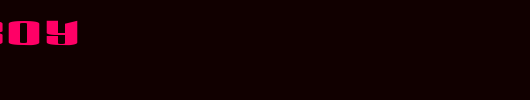 Phatboy_英文字体