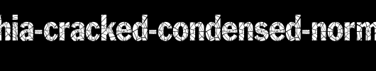 Philadelphia-Cracked-Condensed-Normal_英文字体
