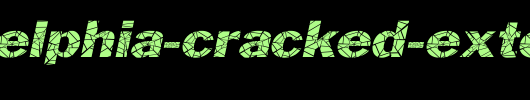 Philadelphia-Cracked-Extended-Italic_英文字体