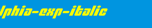 Philadelphia-Exp-Italic_英文字体