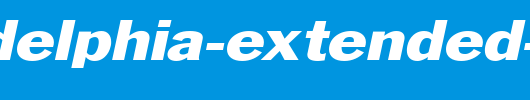 Philadelphia-Extended-Italic_英文字体