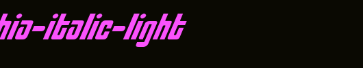 Philadelphia-Italic-Light_英文字体