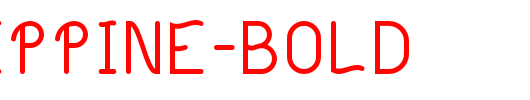 Philippine-Bold_英文字体