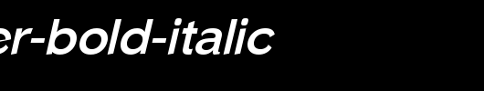 Phinster-Bold-Italic_英文字体