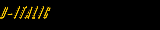 Phoenix-D-Italic_英文字体