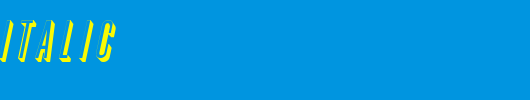 Phoenix-Italic_英文字体