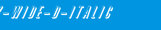 Phoenix-Wide-D-Italic_英文字体