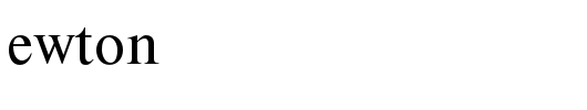 PhoneticNewton_英文字体