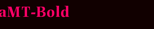 PhotinaMT-Bold_英文字体