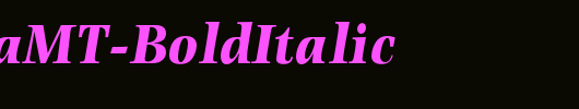 PhotinaMT-BoldItalic_英文字体