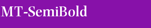 PhotinaMT-SemiBold_英文字体