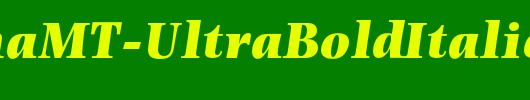 PhotinaMT-UltraBoldItalic_英文字体