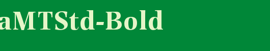 PhotinaMTStd-Bold_英文字体