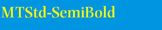 PhotinaMTStd-SemiBold_英文字体